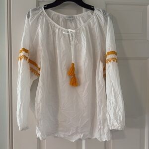 NWOT - J crew Peasant blouse